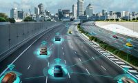 Autonomous car sensor system concept for safety of driverless mode car control Autonomous car sensor system concept for safety of driverless mode car control . Future adaptive cruise control sensing nearby vehicle and pedestrian . Smart transportation technology .